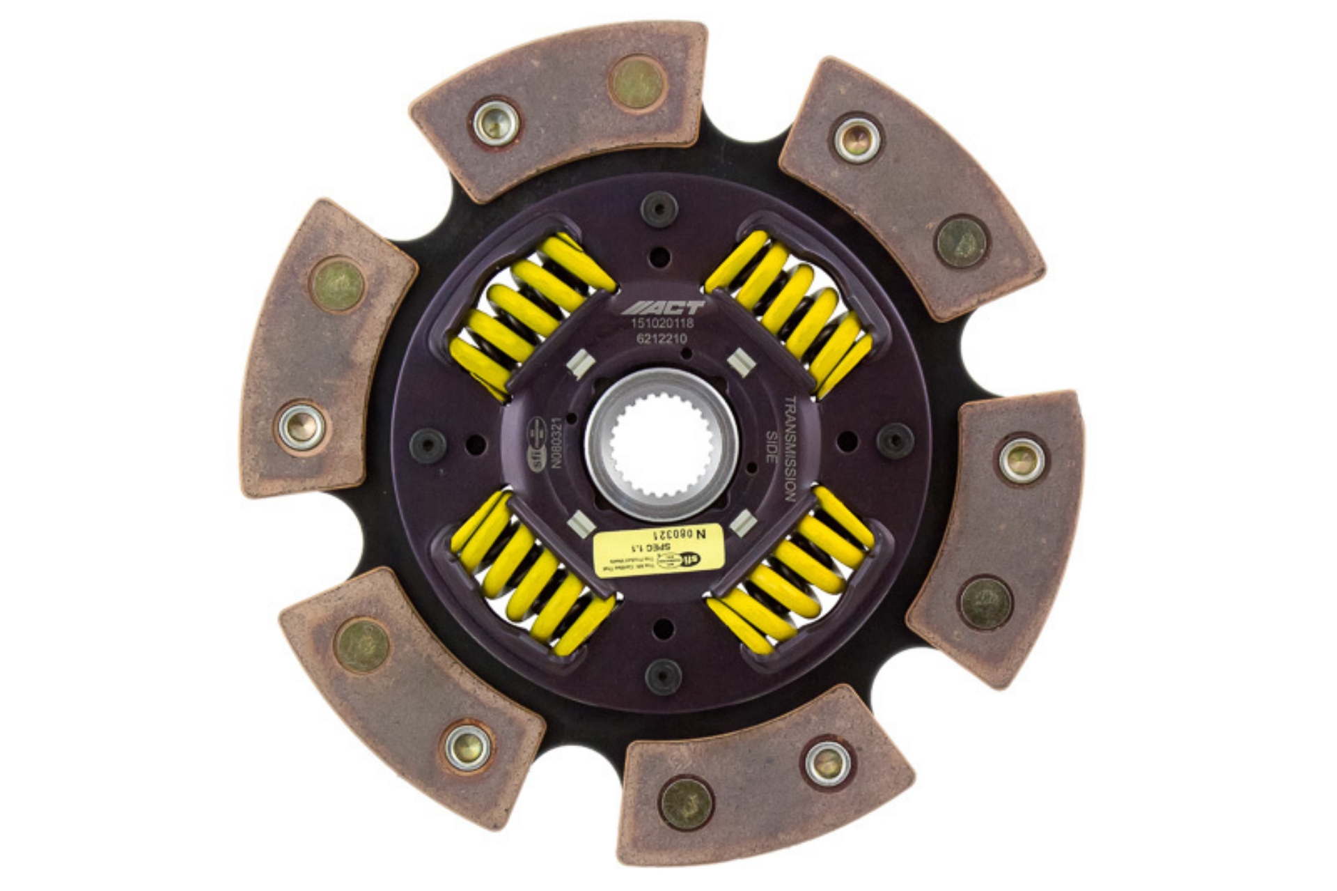 Picture of ACT 2000 Honda S2000 6 Pad Sprung Race Disc