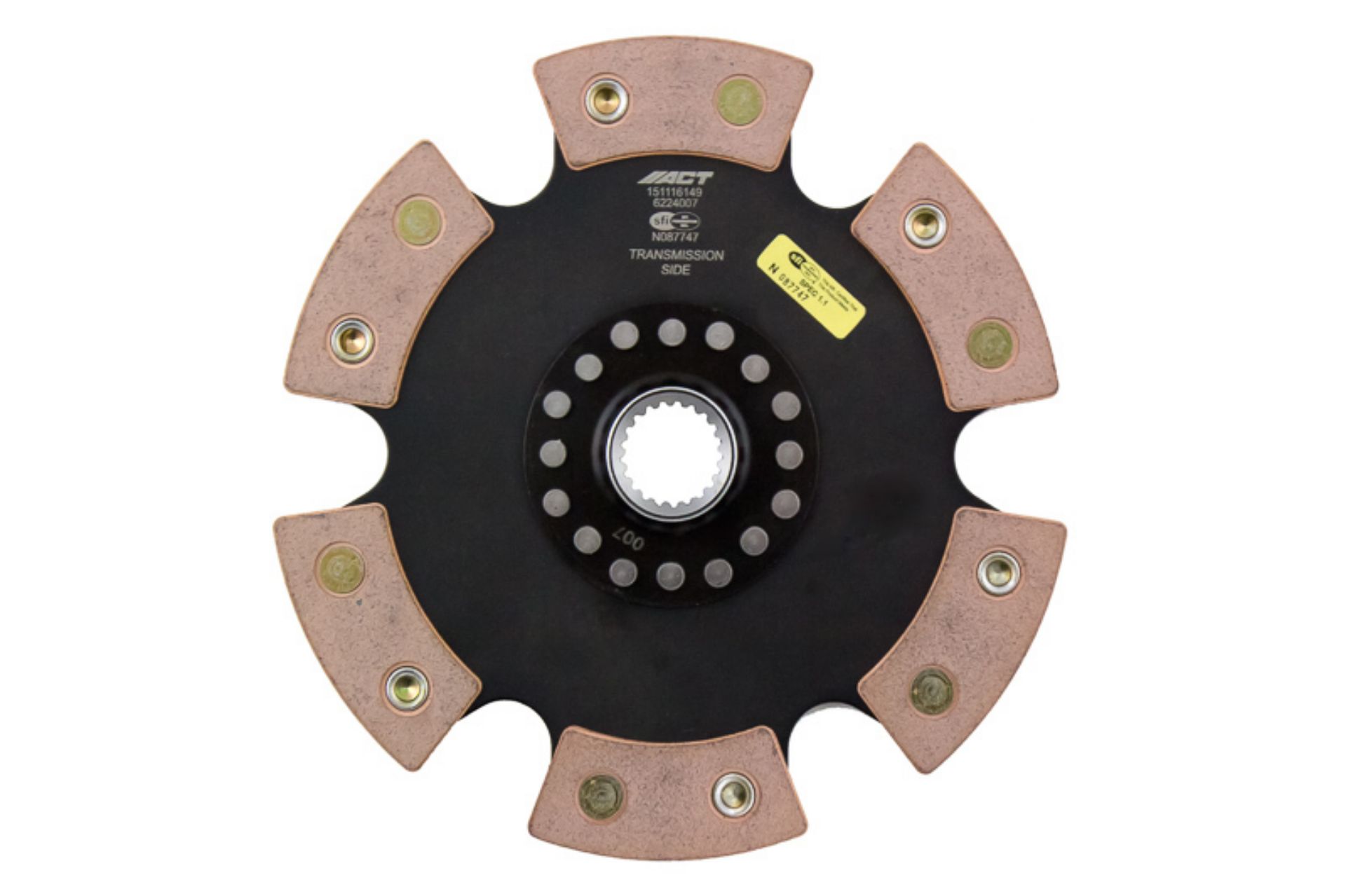 Picture of ACT 1993 Toyota 4Runner 6 Pad Rigid Race Disc
