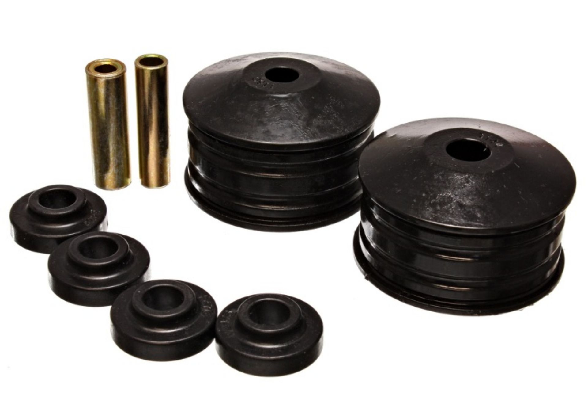 Picture of Energy Suspension 00-04 Mitsubishi Eclipse FWD V6 engine only Black Motor Mount Inserts 2 Torque