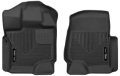Picture of Husky Liners 15-17 Ford F-250 Super Duty Crew Cab X-Act Contour Black Front Floor Liners