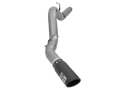 Picture of aFe LARGE Bore HD 5in Exhausts DPF-Back SS w- Black Tips 16-17 GM Diesel Truck V8-6-6L td LML-L5P
