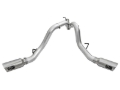 Picture of aFe Atlas Exhaust 4in Dual DPF-Back Al Steel w- Pol Tips 16-17 GM Diesel Truck V8-6-6L td LML