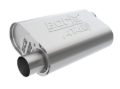 Picture of Borla CrateMuffler SBC 283 - 327 - 350 2-5 inch Offset-Center 14in x 4-35in x 9in Oval Muffler