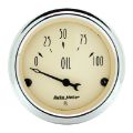 Picture of Autometer Antique Beige 5-Gauge Kit 3-1-8in Electrical Speedometer 190KPH