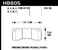 Picture of Hawk 15-17 Ford Mustang Brembo Package DTC-30 Front Brake Pads