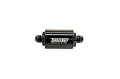 Picture of Turbosmart FPR Billet Inline Fuel Filter 1-75in OD 3-825in Length AN-10 Male Inlet - Black