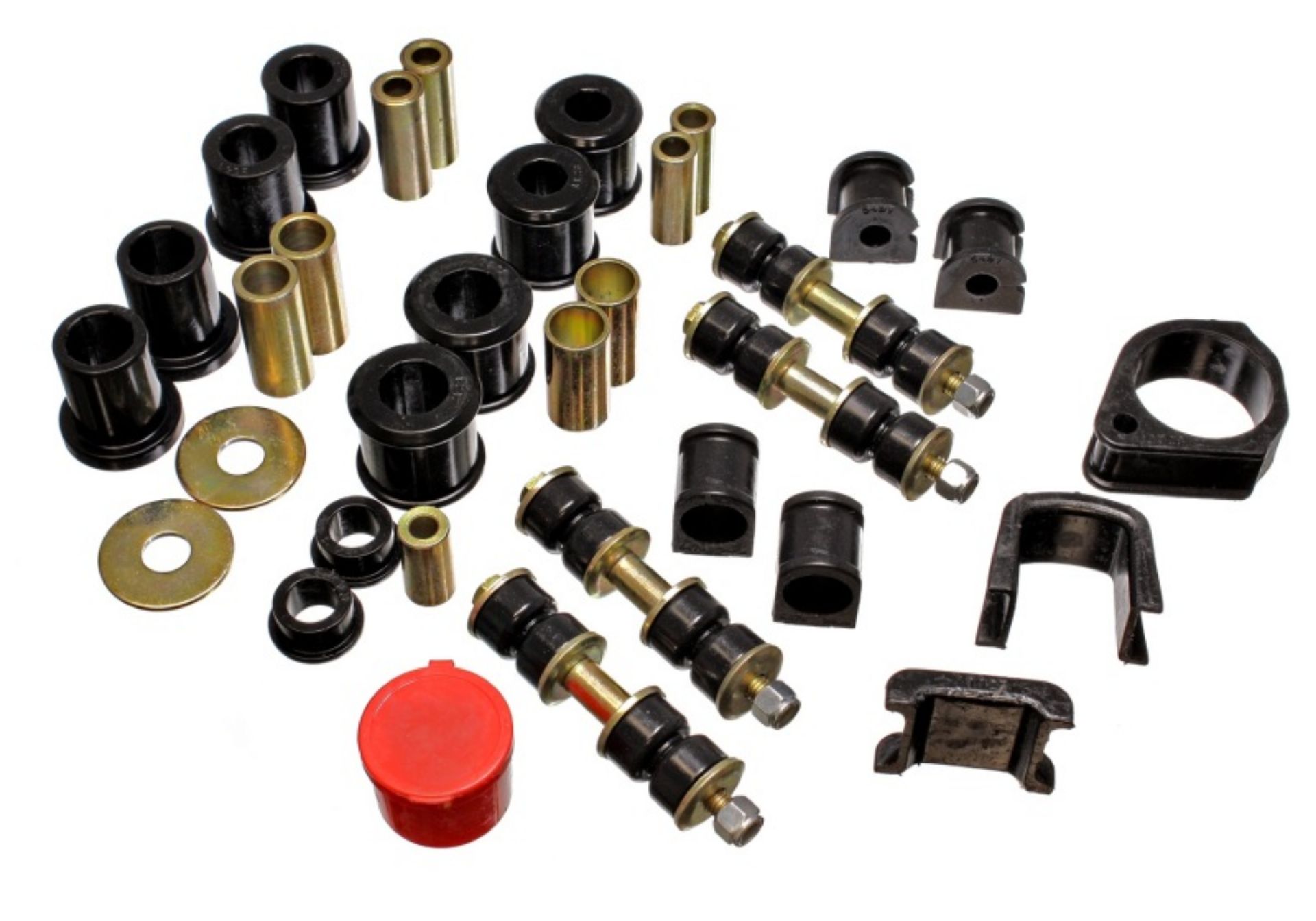 Picture of Energy Suspension 97-01 Ford Escort-ZX2 Black Hyper-flex Master Bushing Set