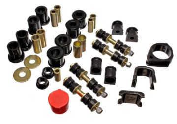 Picture of Energy Suspension 97-01 Ford Escort-ZX2 Black Hyper-flex Master Bushing Set