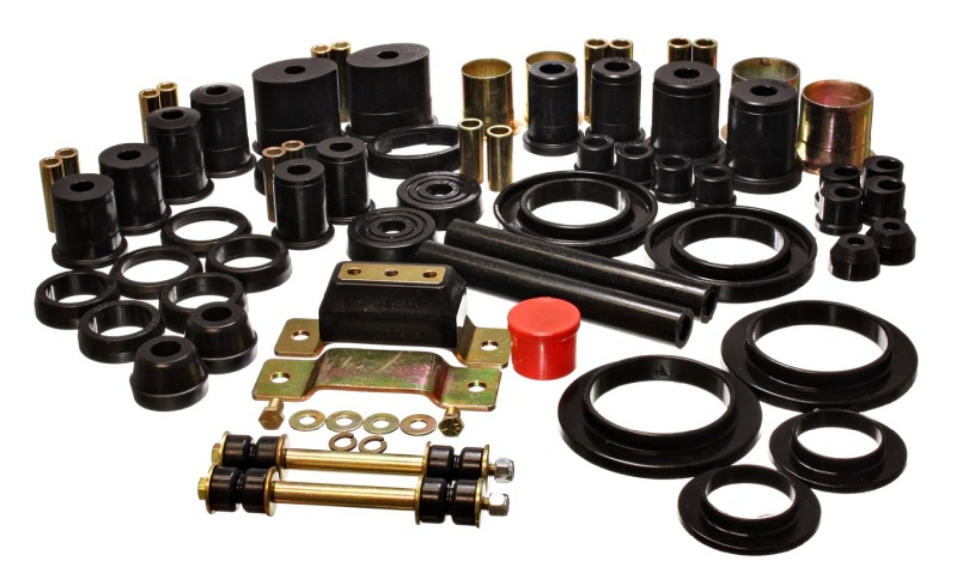 Picture of Energy Suspension 94-95 Ford Mustang Black Hyper-flex Master Bushing Set w- V-8