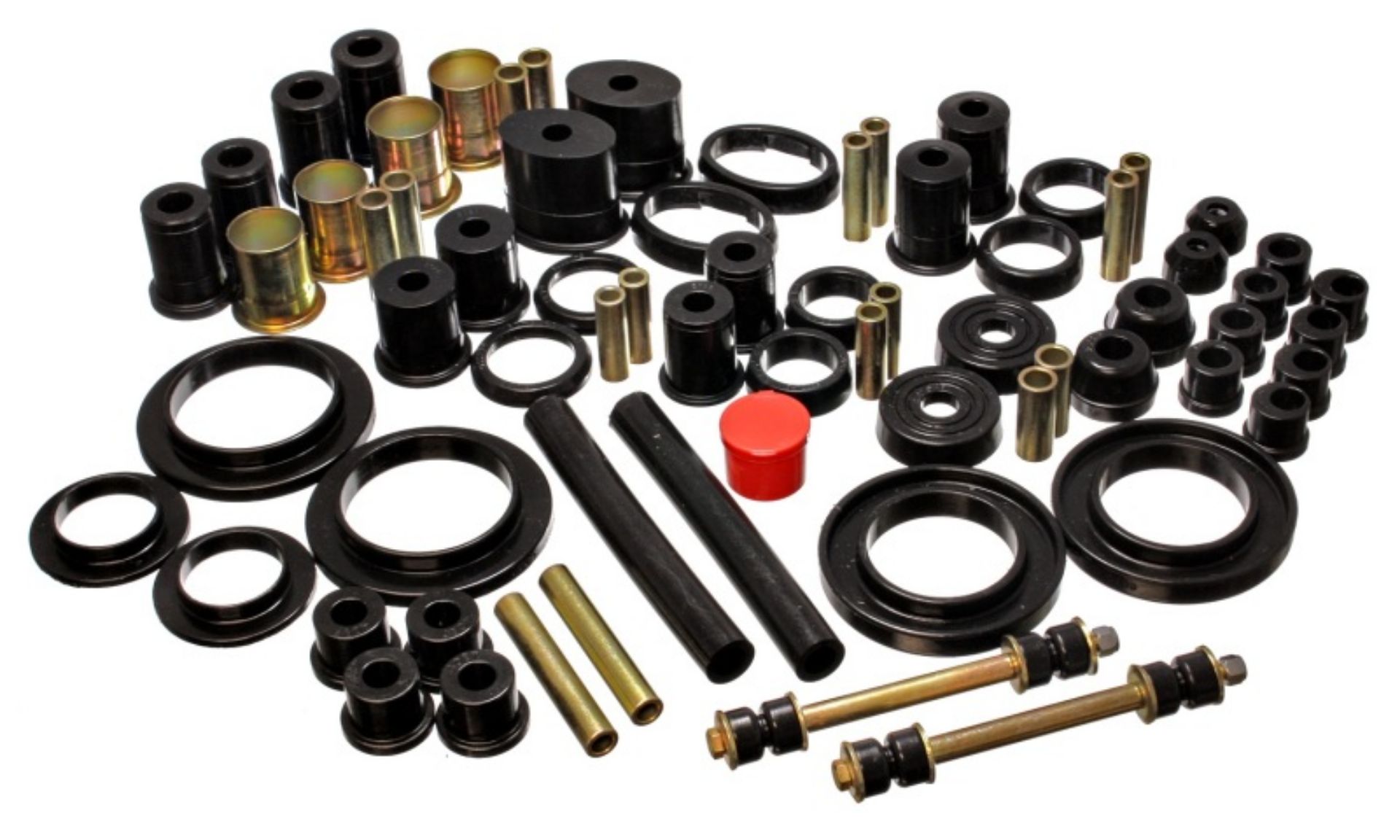 Picture of Energy Suspension 85-93 Ford Mustang Black Hyper-flex Master Bushing Set