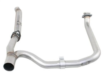 Picture of aFe Twisted Steel Delete Down-Pipe and Y-Pipe 2 to 2-1-2in Alum Steel Exhaust 12-16 Jeep Wrangler