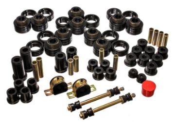Picture of Energy Suspension 95-97 Chevy Tahoe - GMC Denali 4WD Black Hyper-flex Master Bushing Set