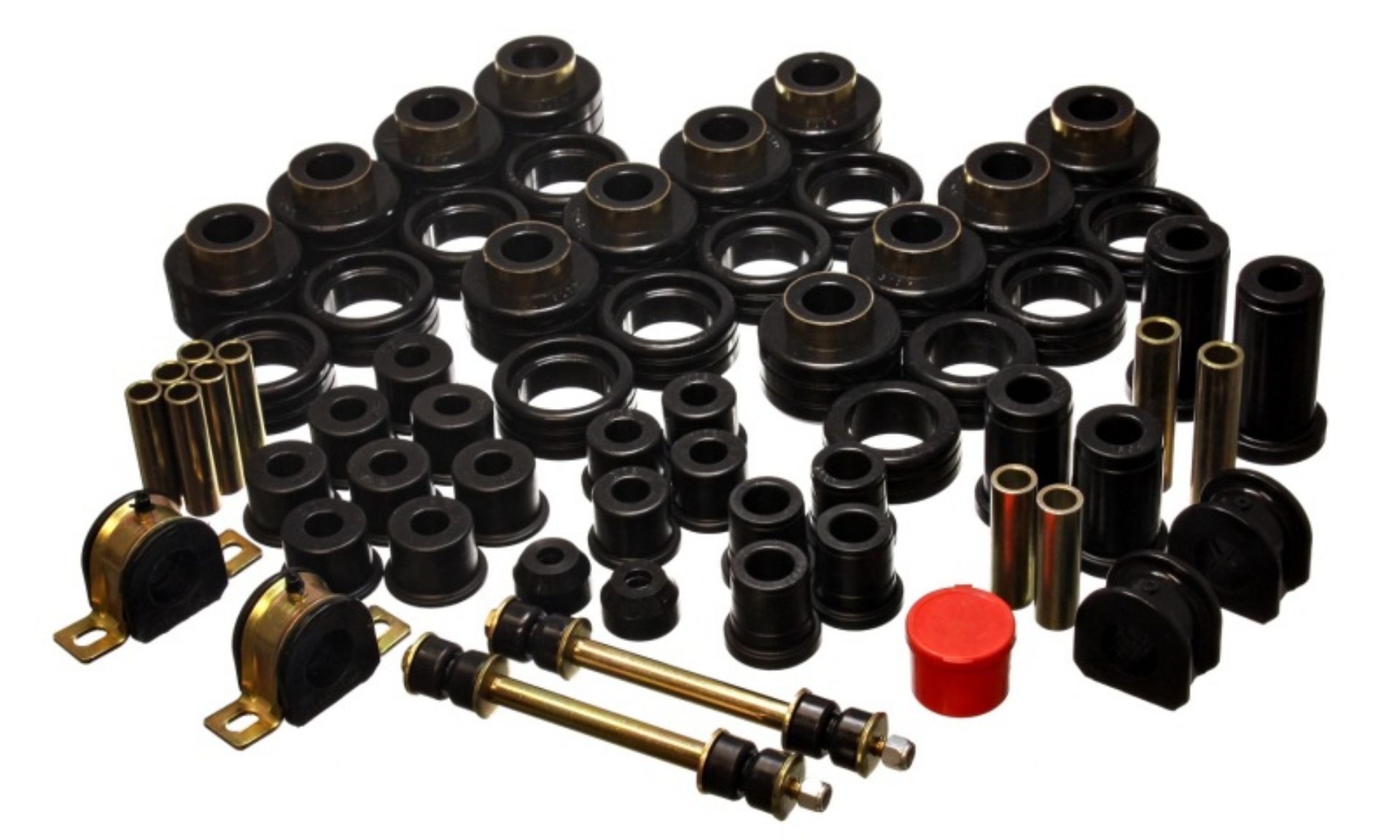 Picture of Energy Suspension 92-97 Chevy Suburban 4WD Black Hyper-flex Master Bushing Set