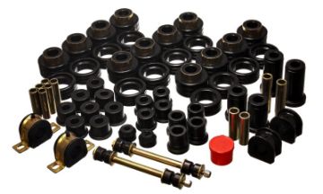 Picture of Energy Suspension 92-97 Chevy Suburban 4WD Black Hyper-flex Master Bushing Set