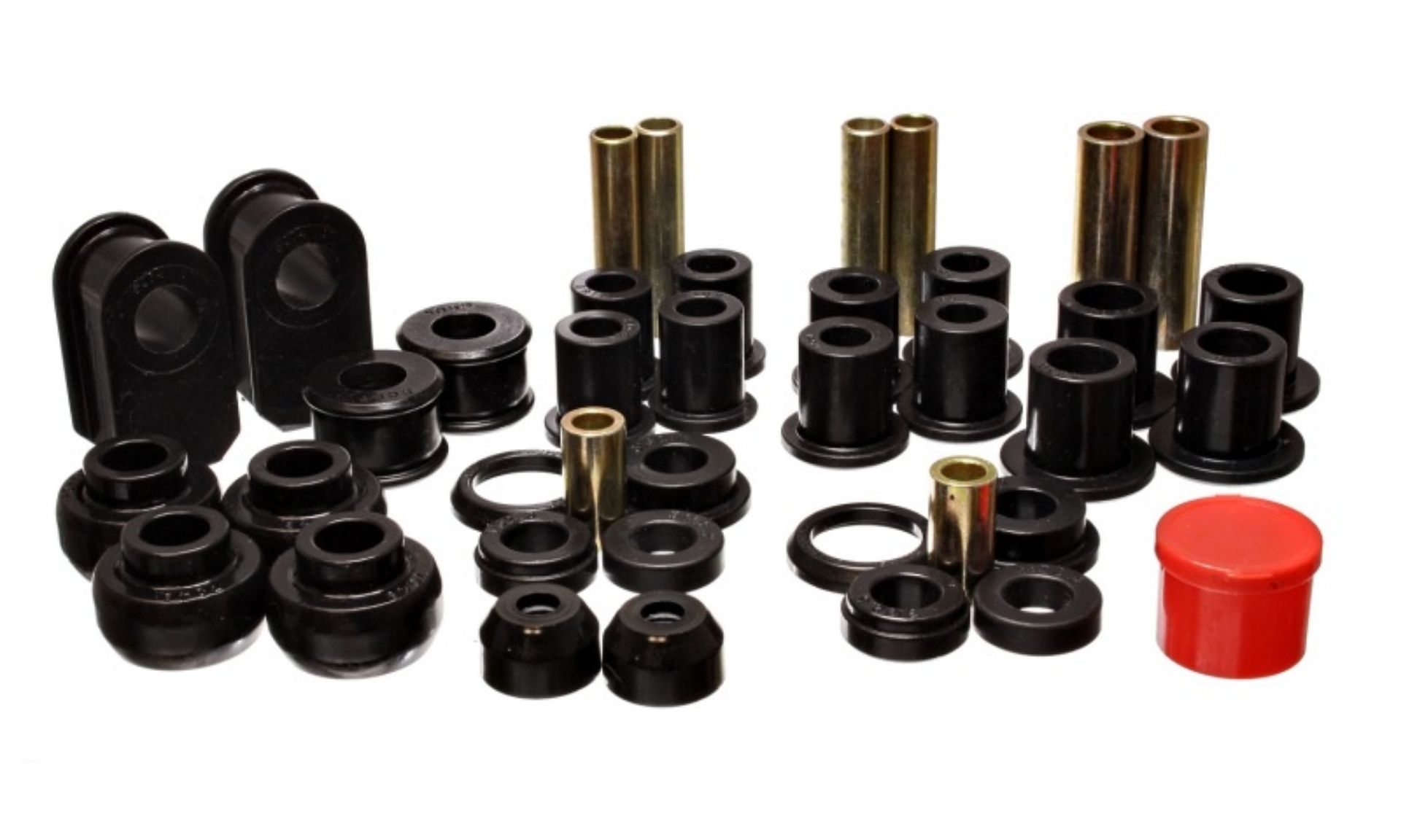 Picture of Energy Suspension 92-06 Ford E-250-E-350 Van 2WD Black Hyper-flex Master Bushing Set