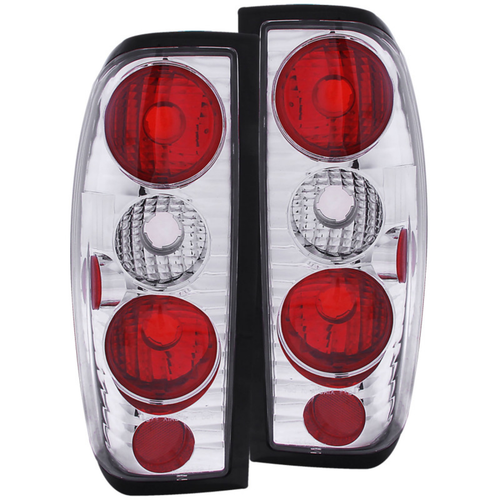 Picture of ANZO 1998-2004 Nissan Frontier Taillights Chrome