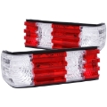 Picture of ANZO 1986-1991 Mercedes Benz S Class W126 Taillights Red-Clear