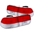 Picture of ANZO 1996-2000 Honda Civic Taillights Red-Clear - OEM 4pc