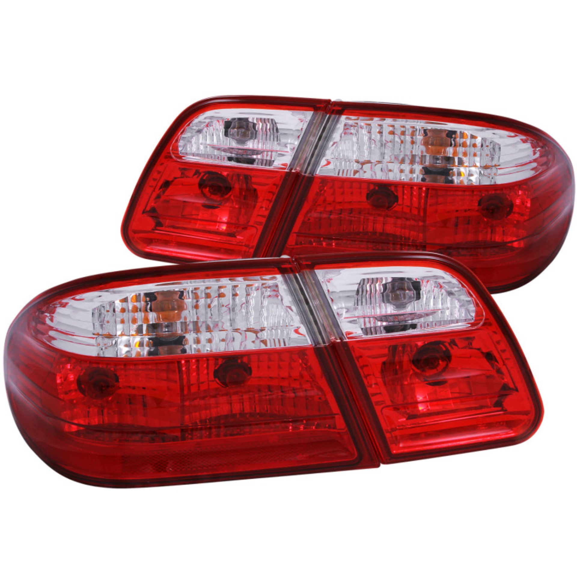Picture of ANZO 1996-2002 Mercedes Benz E Class W210 Taillights Red-Clear G2