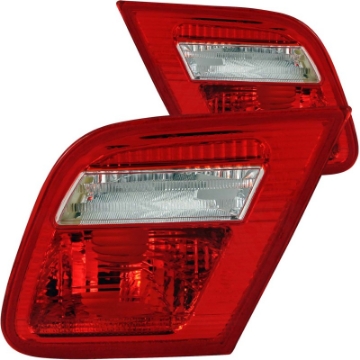 Picture of ANZO 2000-2003 BMW 3 Series E46 Taillights Red-Clear - Inner