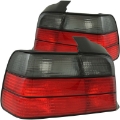 Picture of ANZO 1992-1998 BMW 3 Series E36 Sedan Taillights Red-Smoke