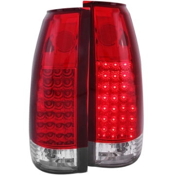 Picture of ANZO 1999-2000 Cadillac Escalade LED Taillights Red Clear G2