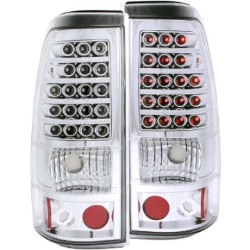 Picture of ANZO 2003-2006 Chevrolet Silverado 1500 LED Taillights Chrome