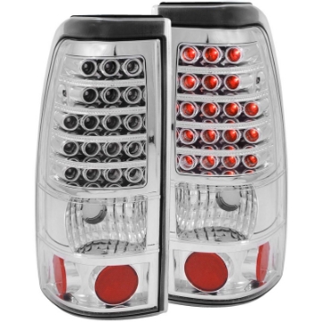 Picture of ANZO 1999-2007 Chevrolet Silverado 1500 LED Taillights Chrome