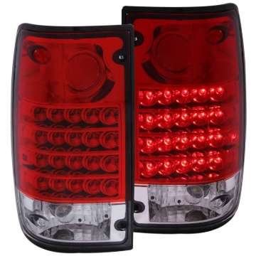 Picture of ANZO 1989-1995 Toyota Pickup LED Taillights Red-Clear