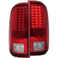 Picture of ANZO 2008-2015 Ford F-250 LED Taillights Red-Clear