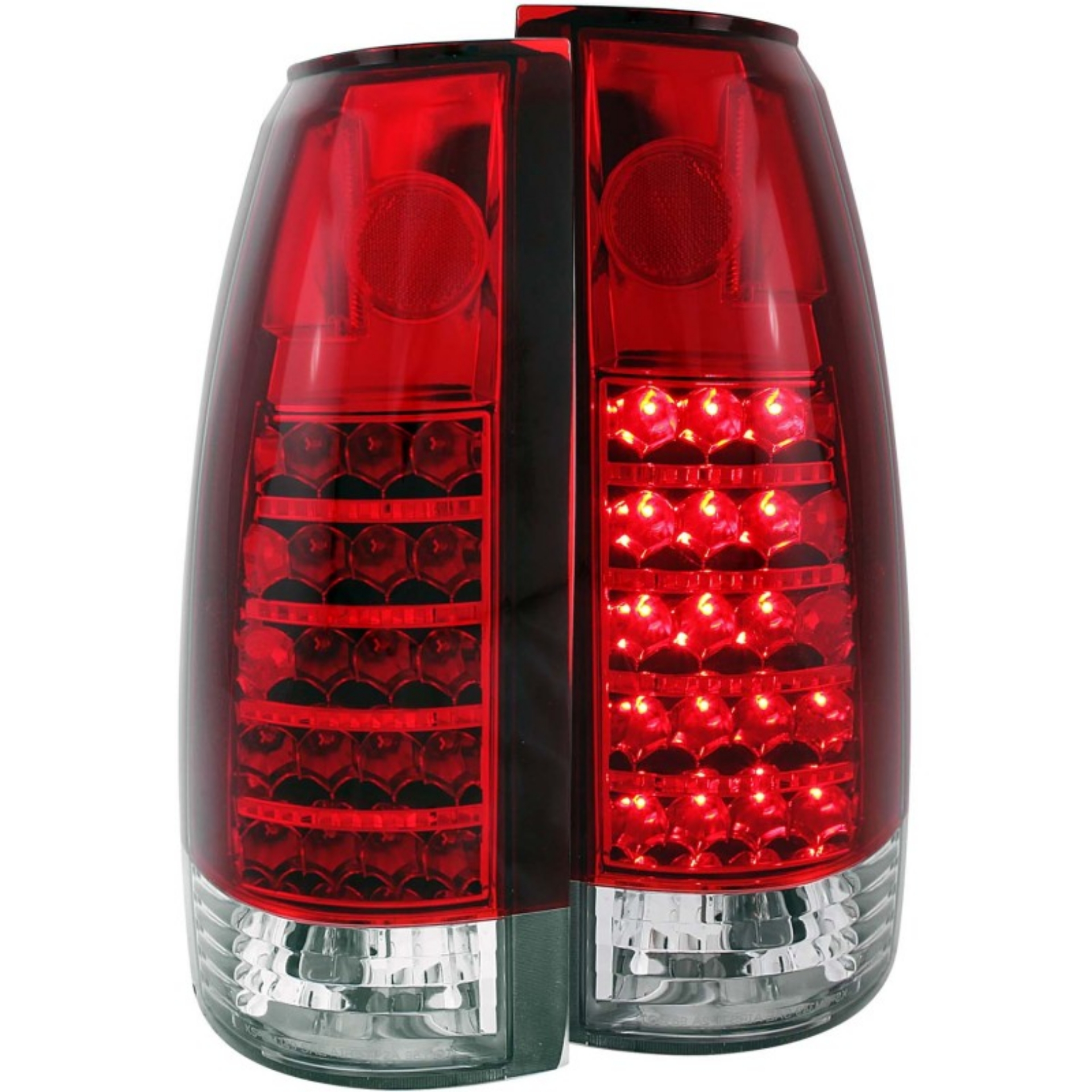Picture of ANZO 1999-2000 Cadillac Escalade LED Taillights Red-Clear