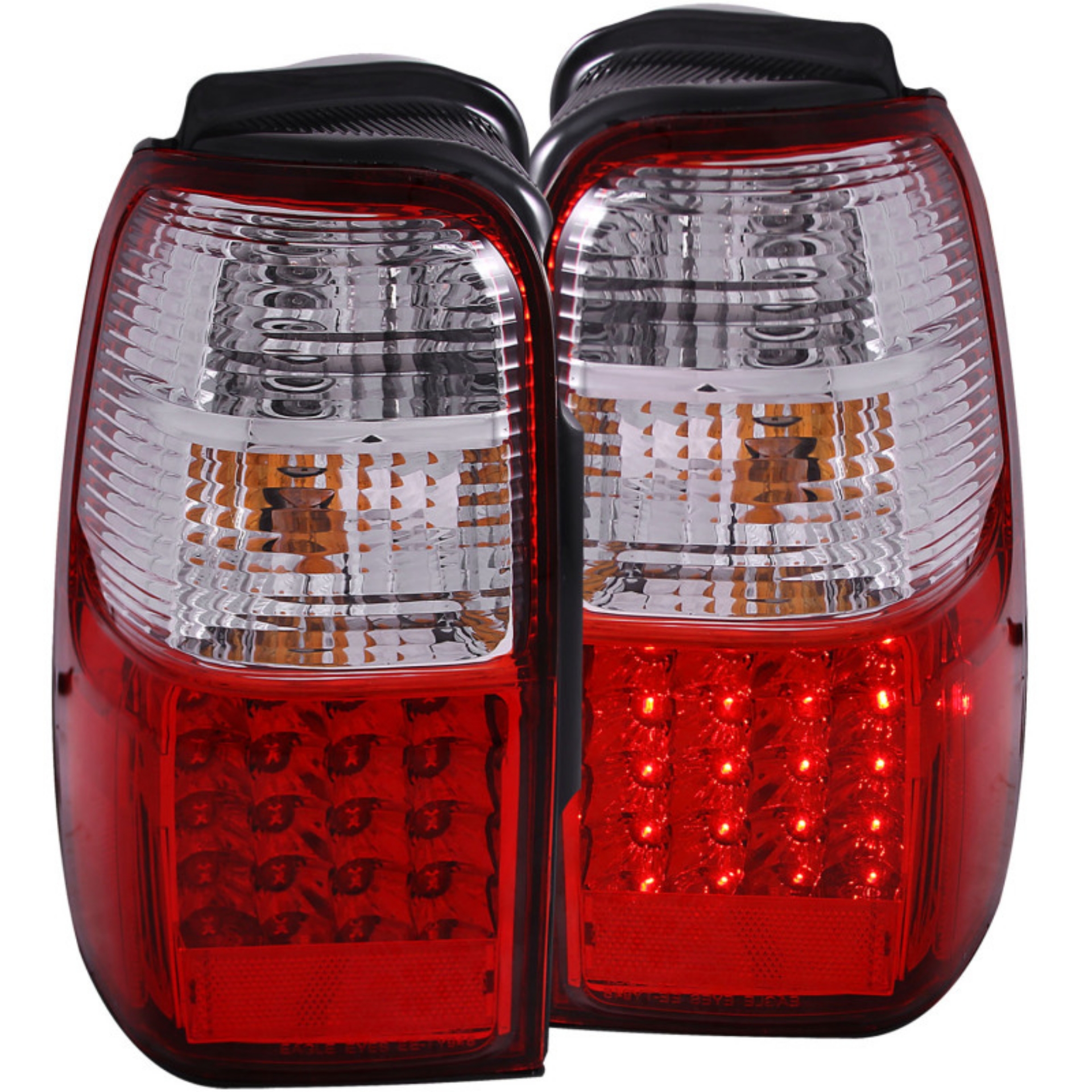 Picture of ANZO 2001-2002 Toyota 4 Runner LED Taillights Red-Clear