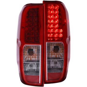 Picture of ANZO 2005-2008 Nissan Frontier LED Taillights Red-Clear