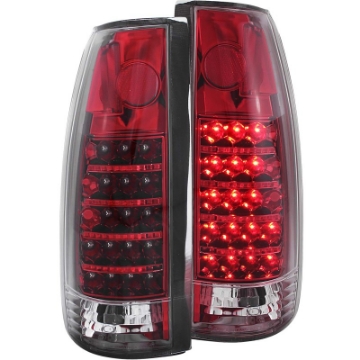 Picture of ANZO 1999-2000 Cadillac Escalade LED Taillights Red-Clear