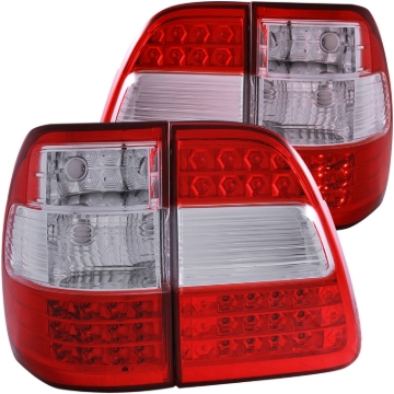 Picture of ANZO 1998-2005 Toyota Land Cruiser Fj LED Taillights Red-Clear G2
