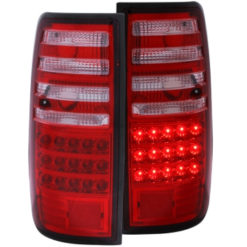 Picture of ANZO 1991-1997 Toyota Land Cruiser Fj LED Taillights Red-Clear