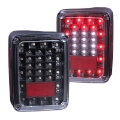 Picture of ANZO 2007-2015 Jeep Wrangler LED Taillights Black