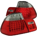 Picture of ANZO 1999-2001 BMW 3 Series E46 LED Taillights Red-Clear 4pc