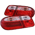 Picture of ANZO 1996-2002 Mercedes Benz E Class W210 LED Taillights Red-Clear