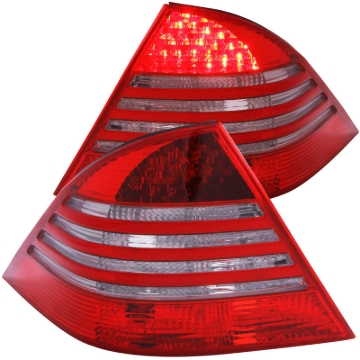 Picture of ANZO 2000-2005 Mercedes Benz S Class W220 LED Taillights Red-Smoke