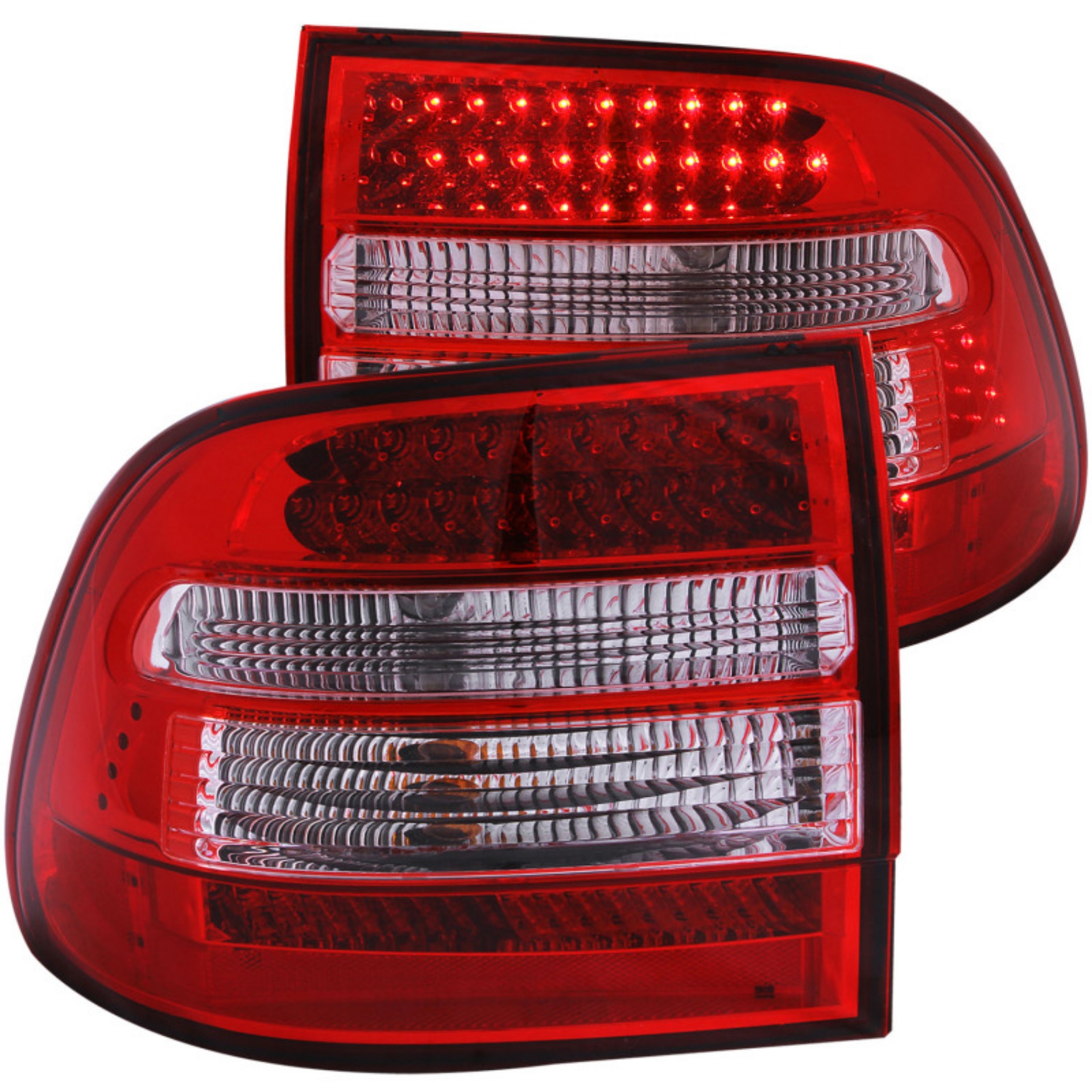 Picture of ANZO 2003-2006 Porsche Cayenne LED Taillights Red-Clear