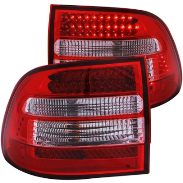 Picture of ANZO 2003-2006 Porsche Cayenne LED Taillights Red-Clear