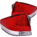 Picture of ANZO 2008-2011 Ford Focus LED Taillights Red-Clear