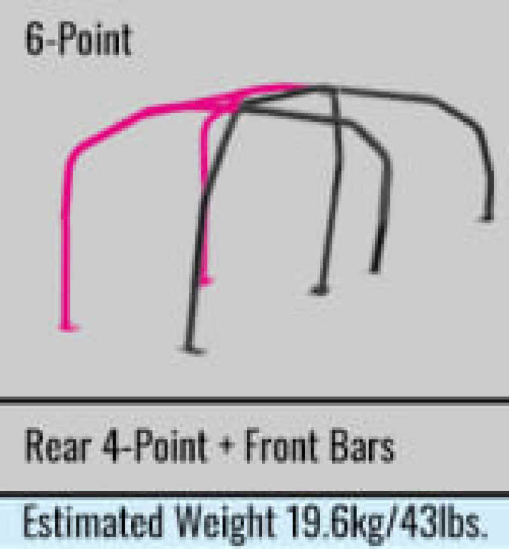 Picture of Cusco D1 Chromoly 4-5-Pssgr 6-PT DASH-THRU Roll Cage Subaru GRB STi 08-14 S-O-No Cancel CUSCO BLUE