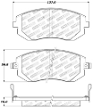 Picture of Stoptech 03-10 Subaru Forester-Impreza - 02-12 Subaru Legacy-Outback Sport Brake Pads - Front