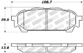 Picture of StopTech Performance 03-05 WRX Rear Brake Pads