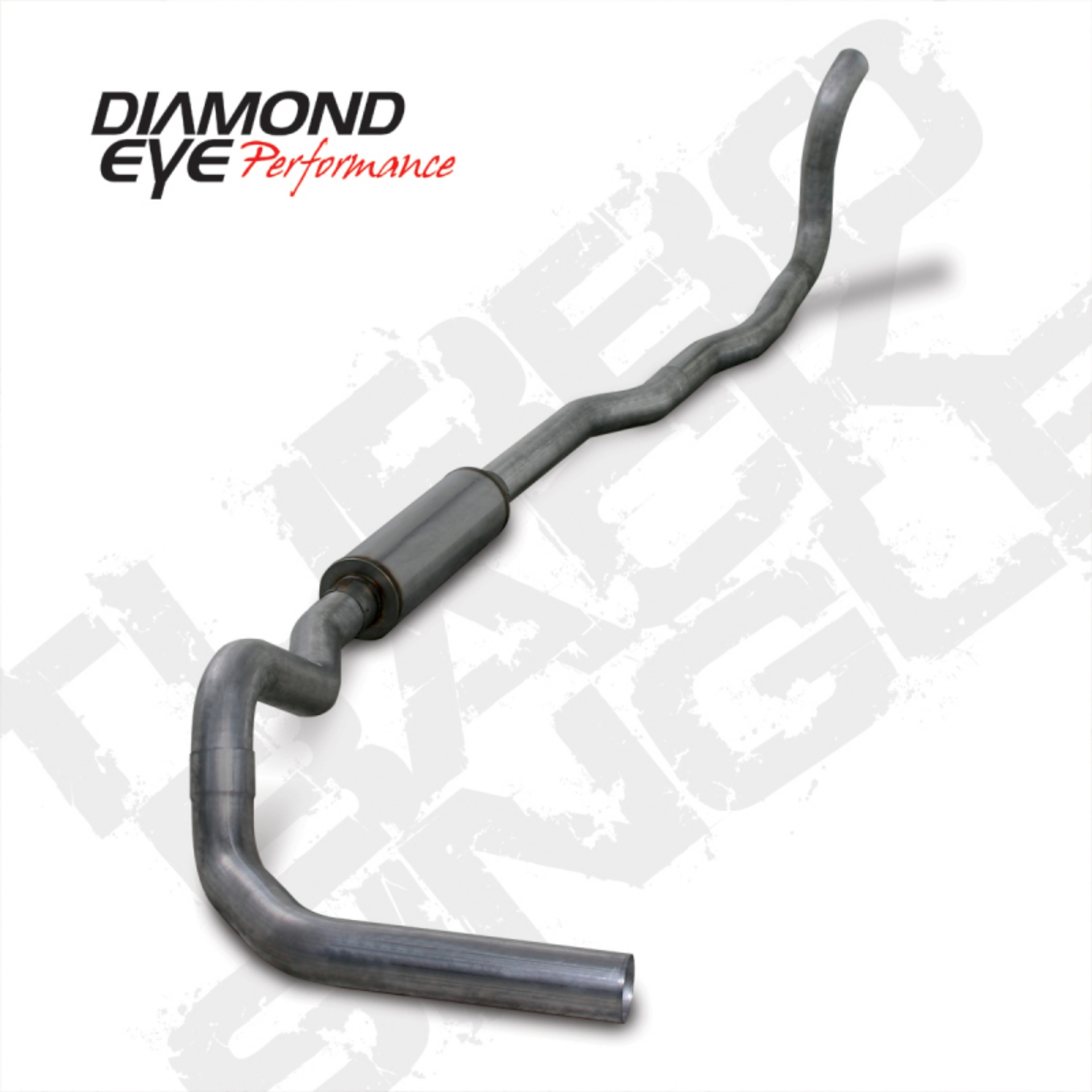 Picture of Diamond Eye KIT 4in TB MRP SGL SS DDG4X4 89-93 Dodge 5-9L Cummins 2500-3500 No Muffler