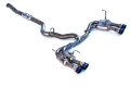 Picture of Invidia 2015+ WRX-STi Gemini 80mm Full Titanium Quad 101mm Tip Cat-Back Exhaust