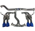 Picture of Invidia 11-14 WRX-STi Gemini 80mm Full Titanium 101mm Quad Tip Cat-Back Exhaust