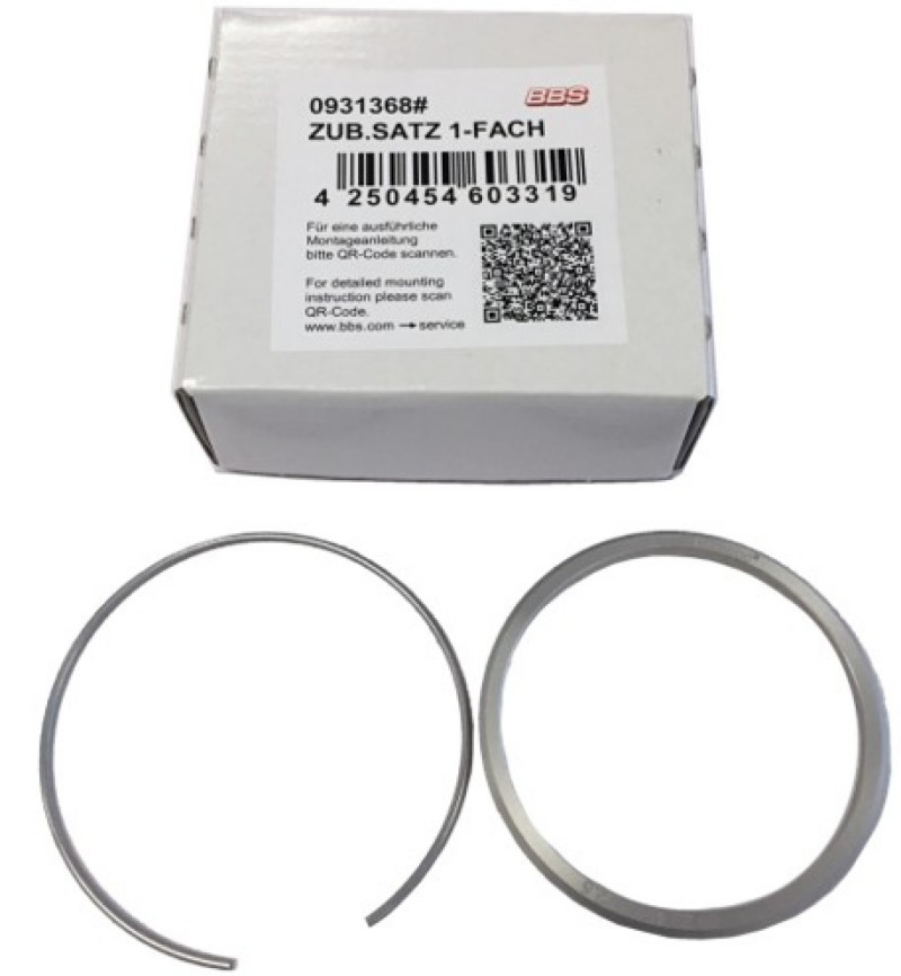 Picture of BBS PFS KIT - BMW - Includes 82mm OD - 72-5mm ID Ring - 82mm Clip